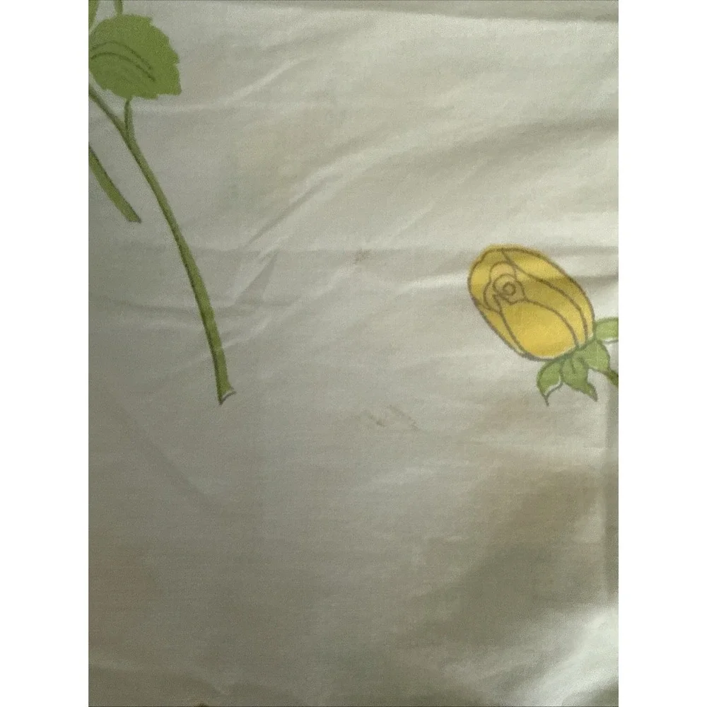 Vtg Floral Pillowcases 3 yellow Florals